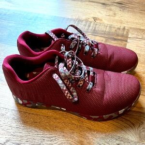 NoBull Women’s Size 9 maroon burgundy running shoe NWOT